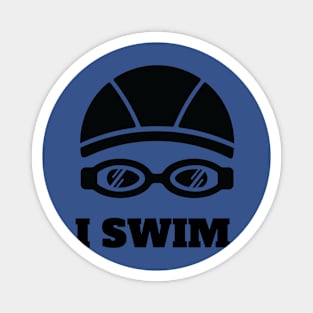 Minimalist Swimmer Tee - I Swim Magnet